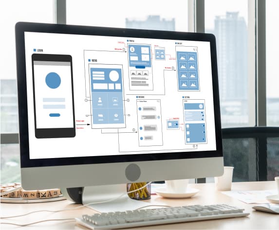 パソコンの画面の写真